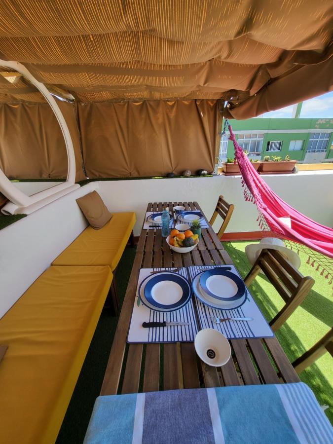 Apartamento calandria confital para 8 con terraza y BBQ próxima playa Las Palmas de Gran Canaria Exterior foto
